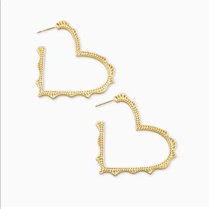 Kendra Scott Sophee heart hoop earrings